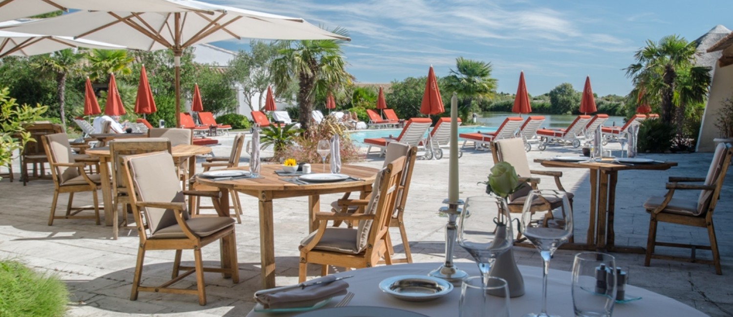 Enjoy your breakfast or lunch on our sunny terrace