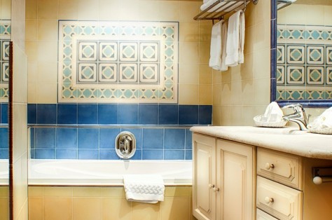 Master bath room with shower and bath tube separately