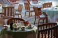 Enjoy your breakfast on our sunny terrace